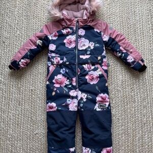 Deux par Deux - One-Piece Play Snowsuit Multicolor size 4 - 104cm